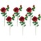 Northlight Real Touch™ Red Artificial Rose Stems, Set of 6 - 19"